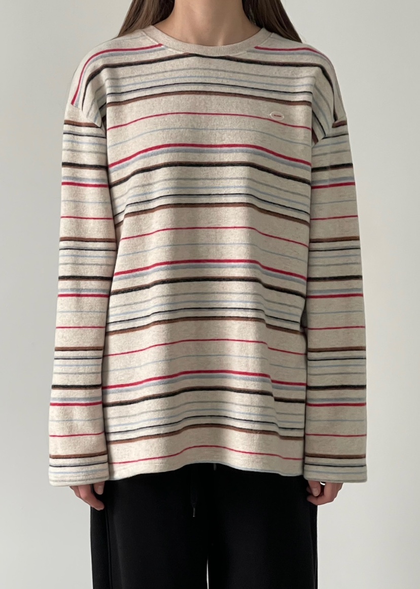 ANOTHER AVENUE東大門㊣直郵女裝新款推薦長袖T恤羊毛復古ANOTHER AVENUE長袖T恤