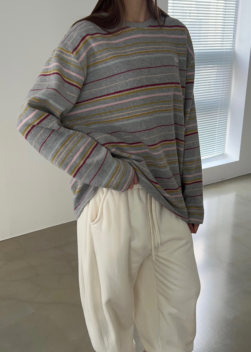 ANOTHER AVENUE東大門㊣直郵女裝新款推薦長袖T恤羊毛復古ANOTHER AVENUE長袖T恤