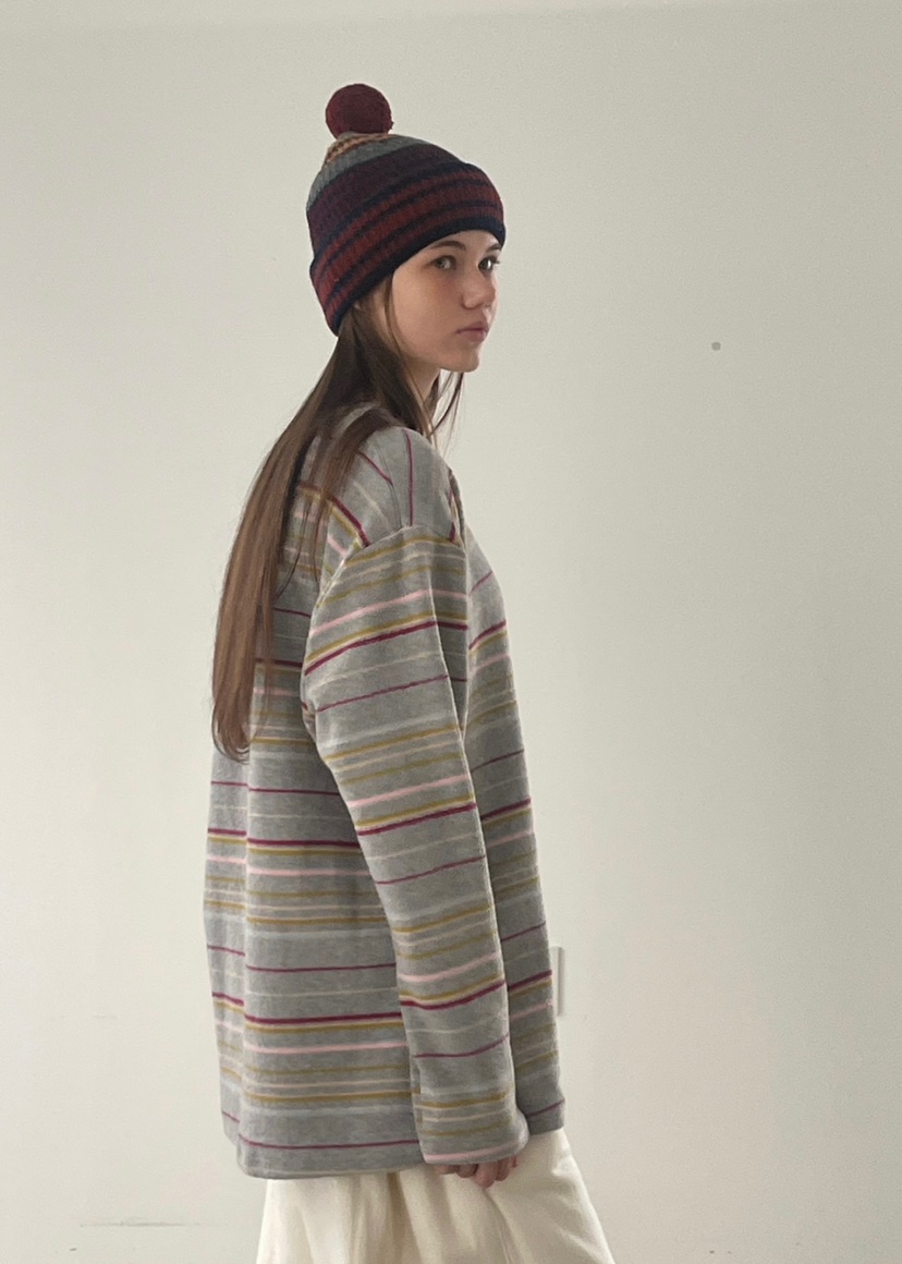 ANOTHER AVENUE東大門㊣直郵女裝新款推薦長袖T恤羊毛復古ANOTHER AVENUE長袖T恤