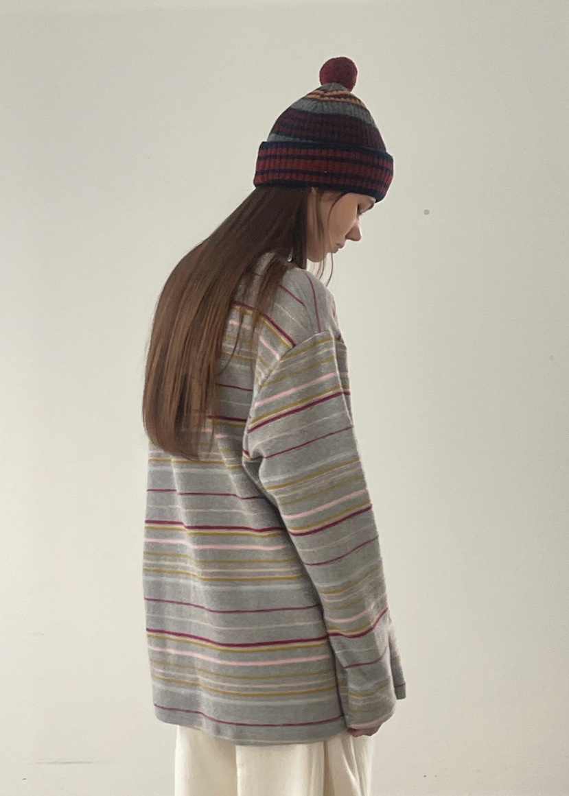 ANOTHER AVENUE東大門㊣直郵女裝新款推薦長袖T恤羊毛復古ANOTHER AVENUE長袖T恤