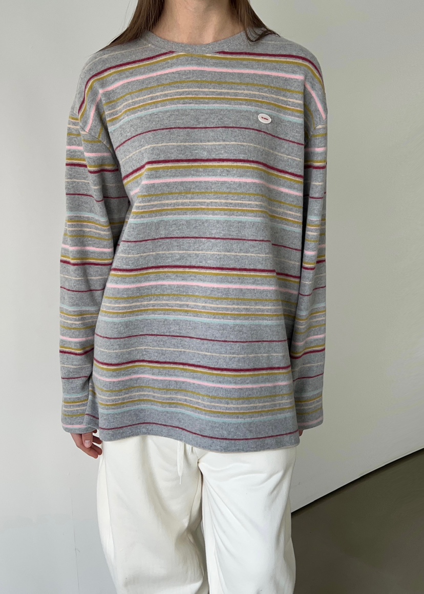 ANOTHER AVENUE東大門㊣直郵女裝新款推薦長袖T恤羊毛復古ANOTHER AVENUE長袖T恤