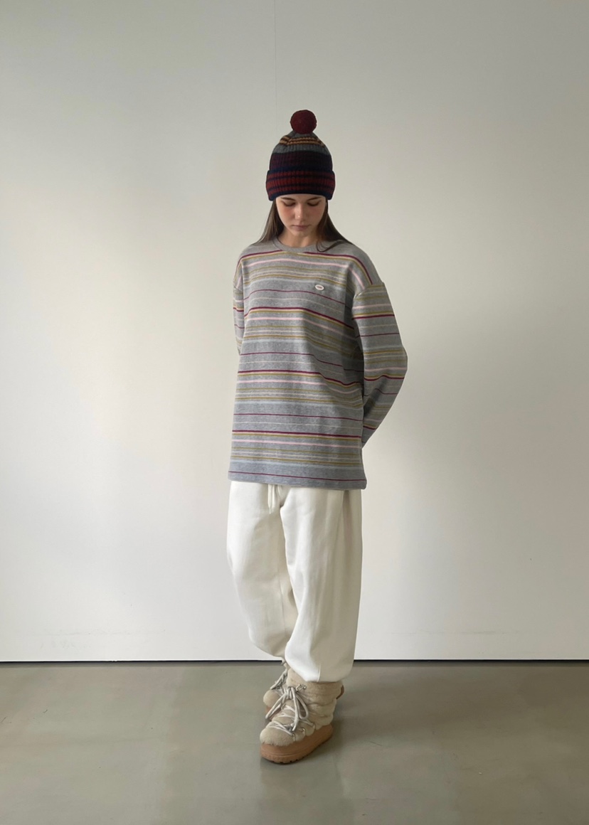 ANOTHER AVENUE東大門㊣直郵女裝新款推薦長袖T恤羊毛復古ANOTHER AVENUE長袖T恤