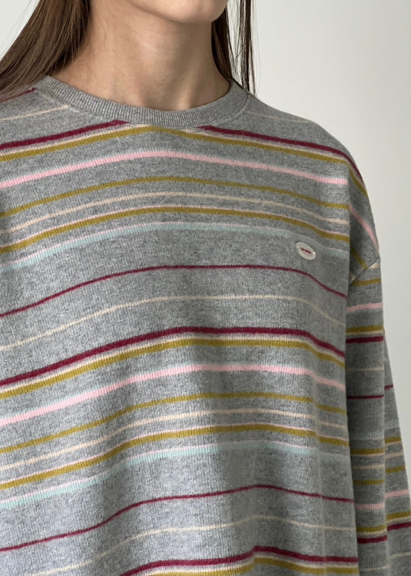 ANOTHER AVENUE東大門㊣直郵女裝新款推薦長袖T恤羊毛復古ANOTHER AVENUE長袖T恤