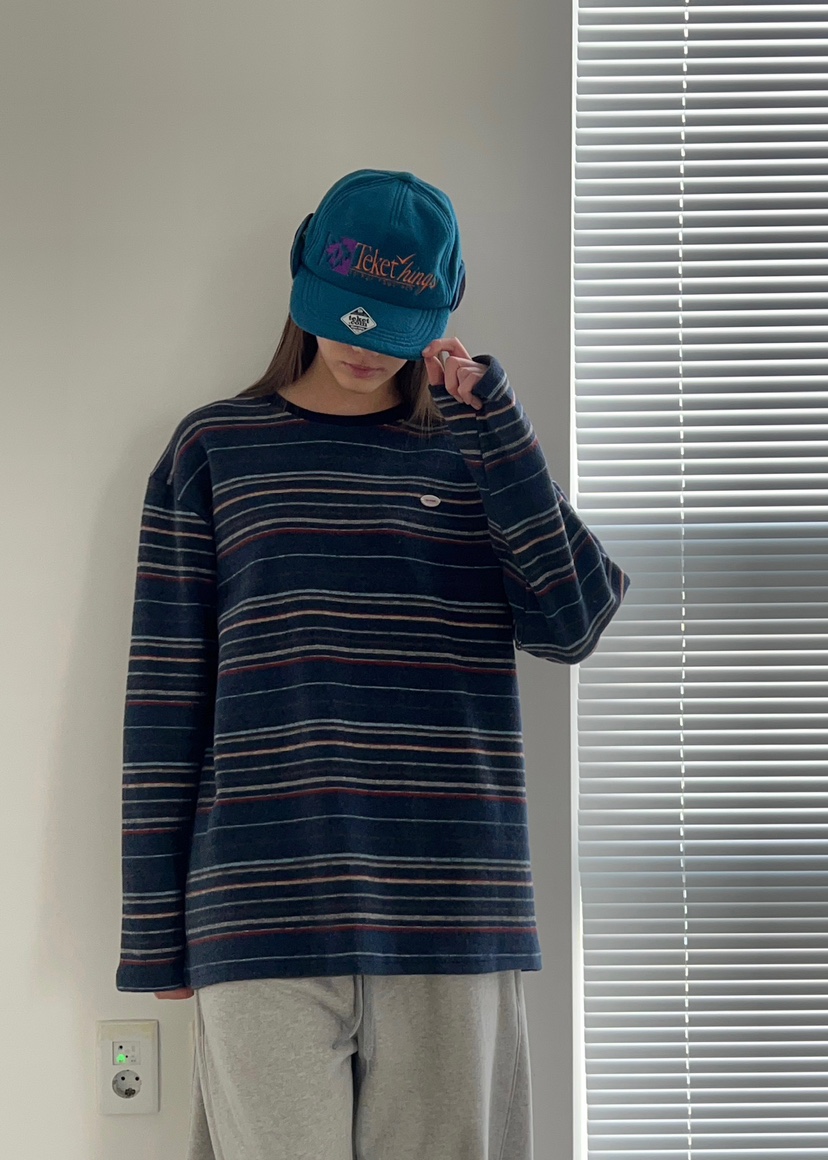 ANOTHER AVENUE東大門㊣直郵女裝新款推薦長袖T恤羊毛復古ANOTHER AVENUE長袖T恤