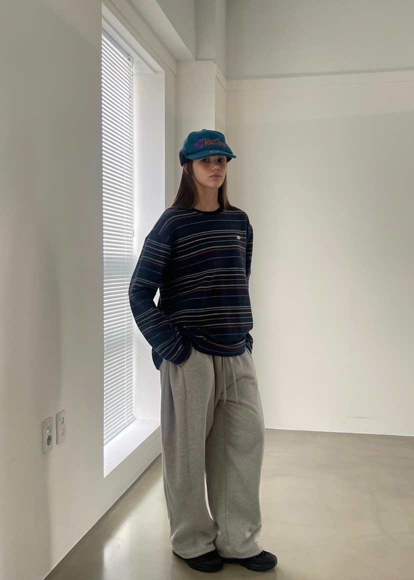 ANOTHER AVENUE東大門㊣直郵女裝新款推薦長袖T恤羊毛復古ANOTHER AVENUE長袖T恤