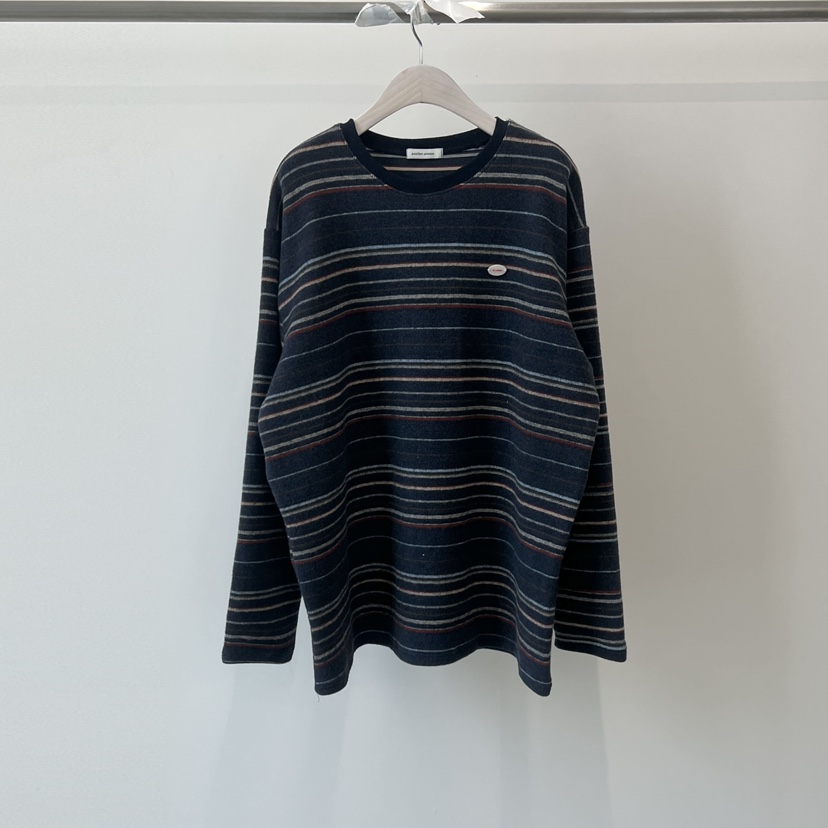 ANOTHER AVENUE東大門㊣直郵女裝新款推薦長袖T恤羊毛復古ANOTHER AVENUE長袖T恤圖色1