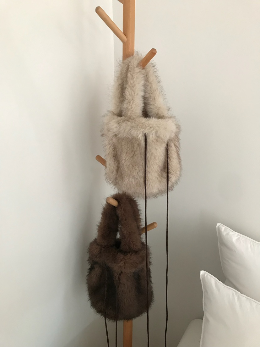 ESCHER韓國代購㊣女裝新品25秋冬人氣職業休閑熱賣手提包狐貍ESCHER手提包