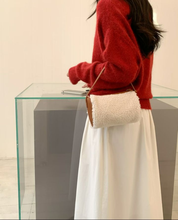 TROUVAILLE東大門㊣直郵女士新品推薦25秋冬人氣單肩斜跨包TROUVAILLE單肩/斜跨包