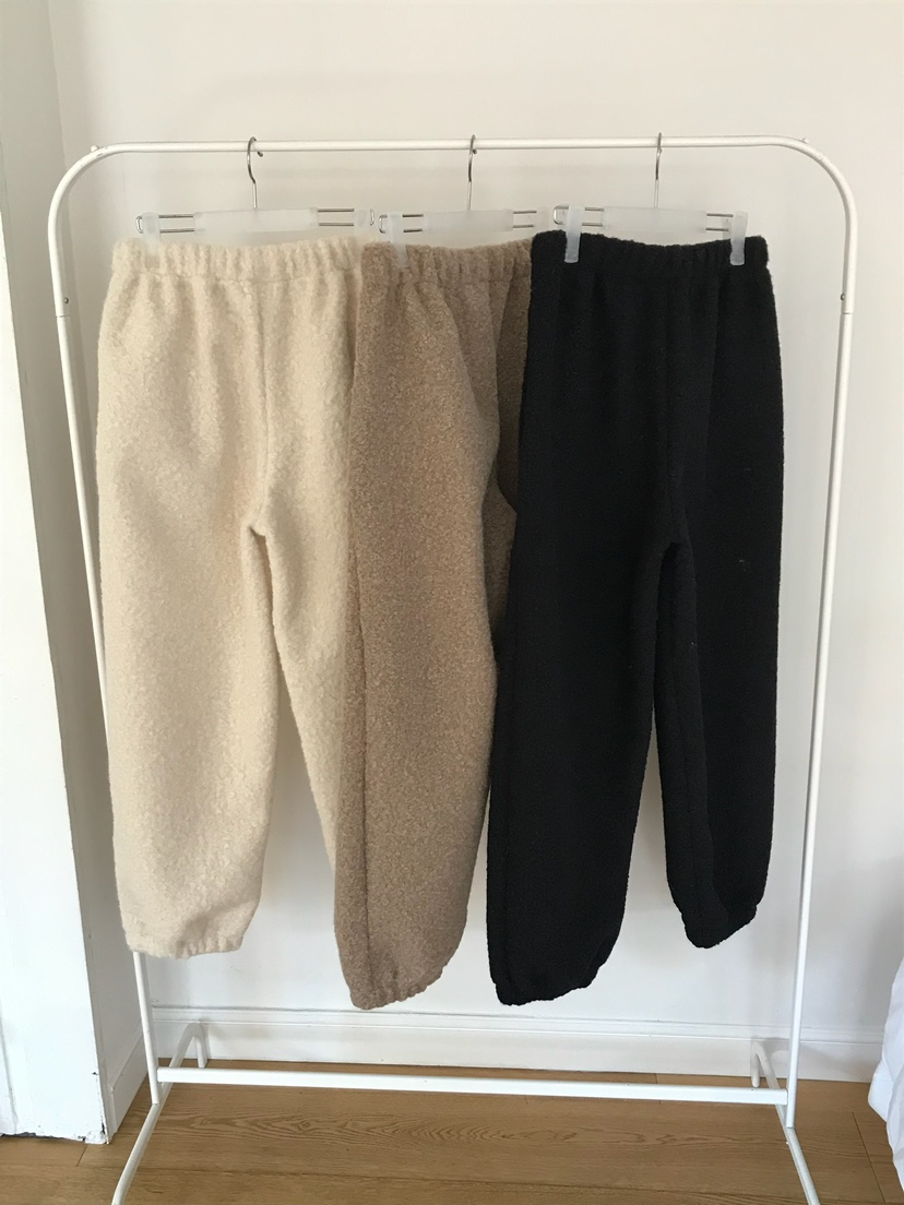 ESCHER東大門㊣直郵女裝新款推薦真品時尚職業休閑休閑褲抓絨ESCHER休閑褲