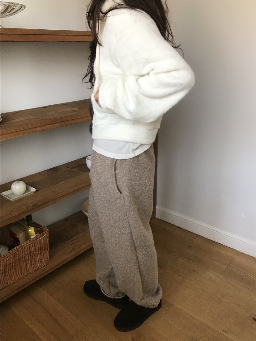 ESCHER東大門㊣直郵女裝新款推薦真品時尚職業休閑休閑褲抓絨ESCHER休閑褲