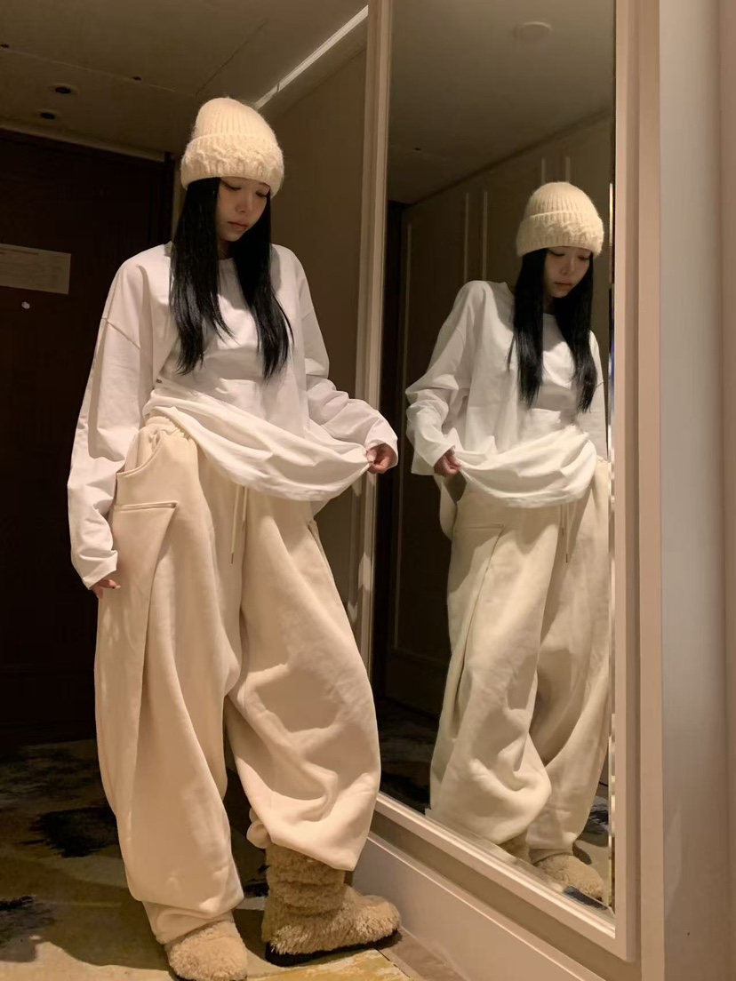 BADCALM東大門㊣實拍女裝新款25秋冬熱賣休閑時尚真品休閑褲BADCALM休閑褲