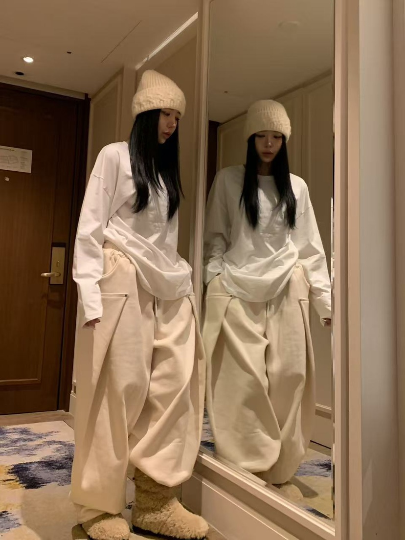 BADCALM東大門㊣實拍女裝新款25秋冬熱賣休閑時尚真品休閑褲BADCALM休閑褲