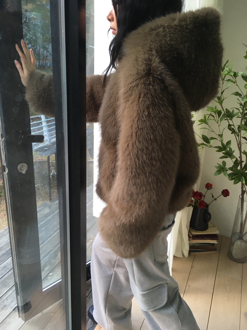 CEDARWOOD東大門㊣直郵女裝新款時尚25秋冬休閑推薦夾克皮草CEDAR WOOD夾克