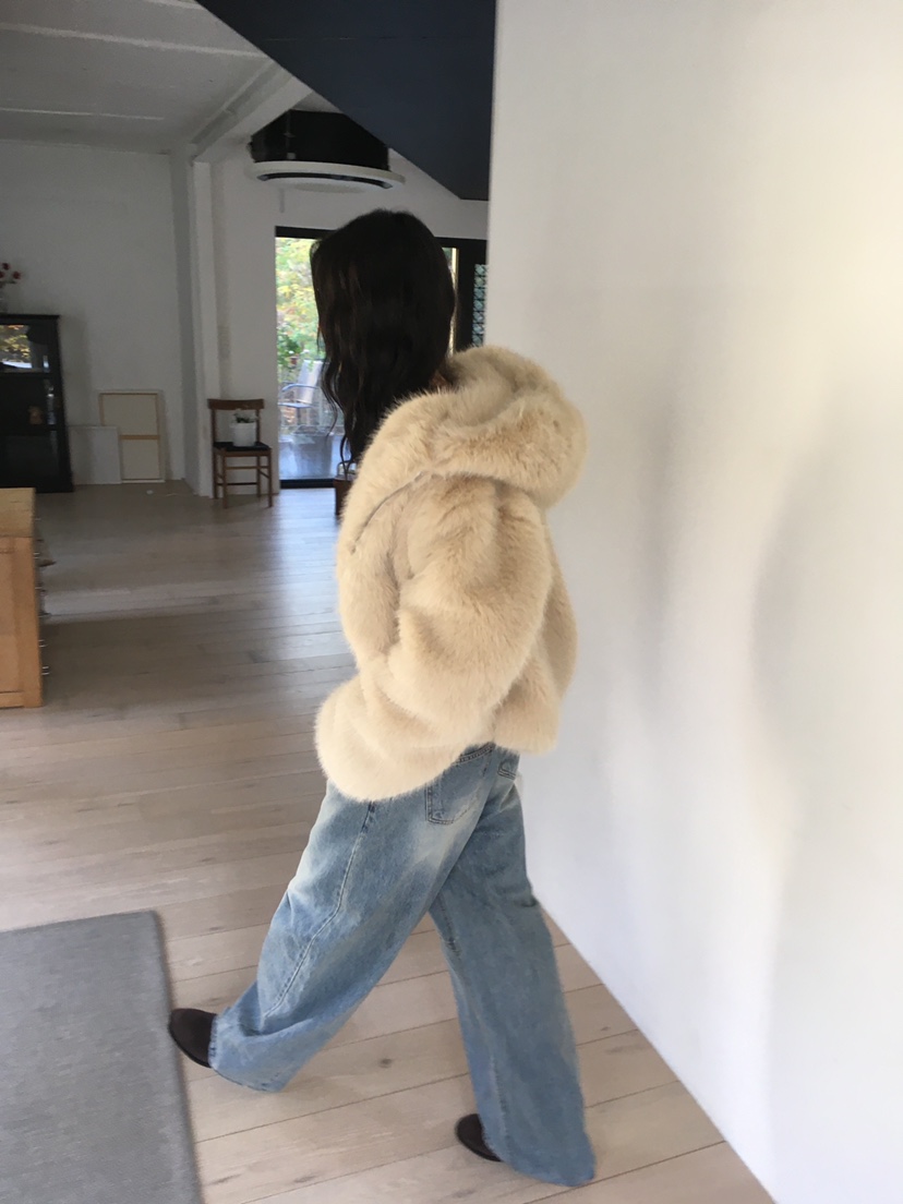 CEDARWOOD東大門㊣直郵女裝新款時尚25秋冬休閑推薦夾克皮草CEDAR WOOD夾克