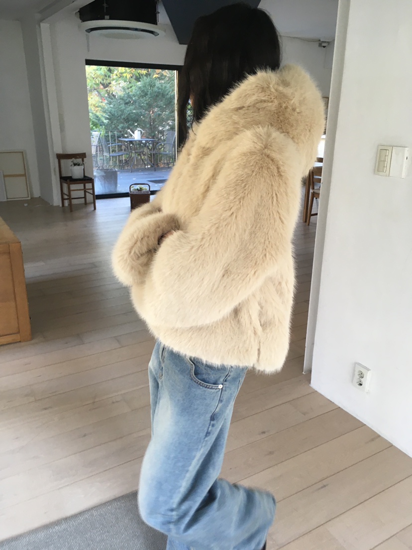 CEDARWOOD東大門㊣直郵女裝新款時尚25秋冬休閑推薦夾克皮草CEDAR WOOD夾克