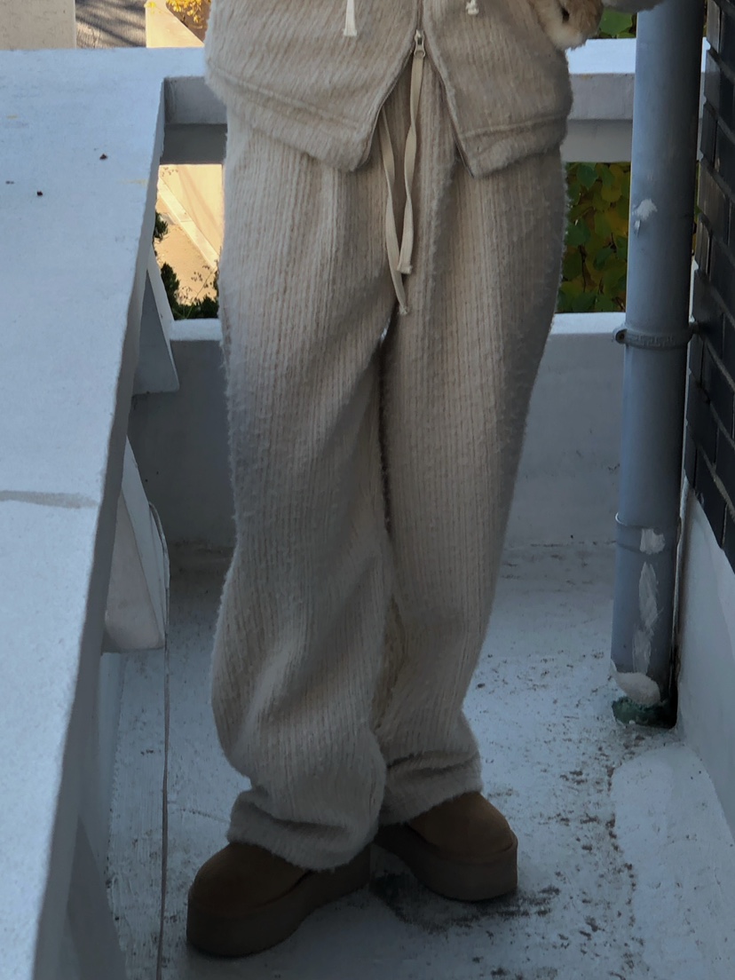 ONDO-P東大門㊣代購女士新品職業推薦休閑25秋冬休閑褲羊毛ONDO-P休閑褲