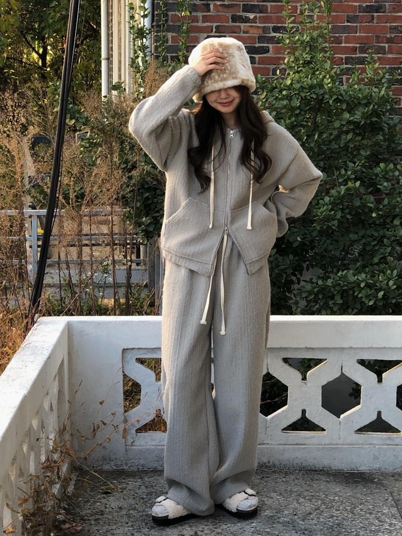 ONDO-P東大門㊣代購女士新品職業推薦休閑25秋冬休閑褲羊毛ONDO-P休閑褲