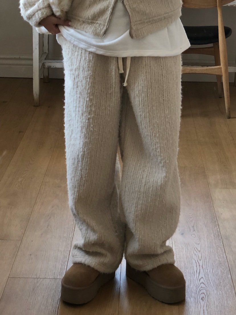 ONDO-P東大門㊣代購女士新品職業推薦休閑25秋冬休閑褲羊毛ONDO-P休閑褲