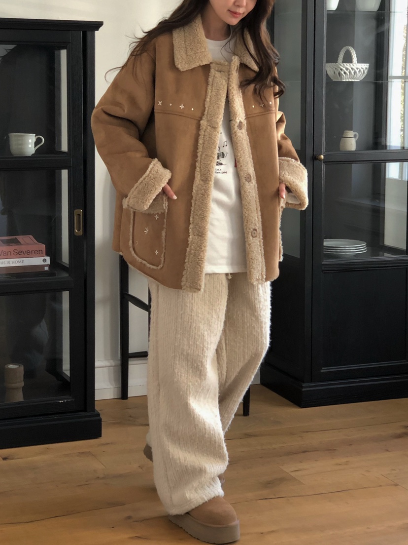 ONDO-P東大門㊣代購女士新品職業推薦休閑25秋冬休閑褲羊毛ONDO-P休閑褲