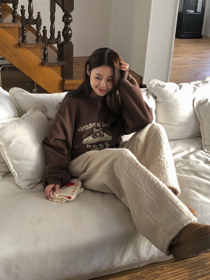 ONDO-P東大門㊣代購女士新品職業推薦休閑25秋冬休閑褲羊毛ONDO-P休閑褲