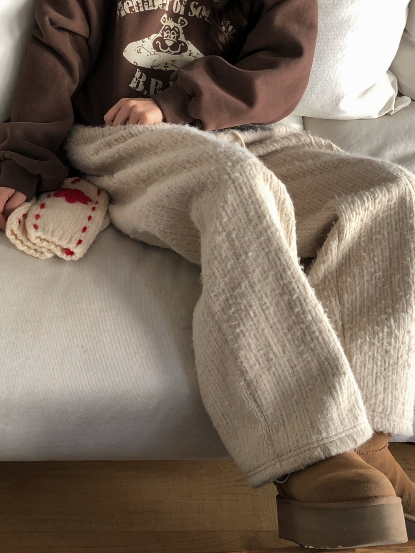 ONDO-P東大門㊣代購女士新品職業推薦休閑25秋冬休閑褲羊毛ONDO-P休閑褲