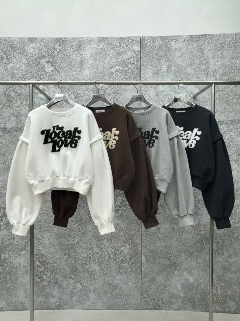 BADCALM東大門㊣實拍女裝新品25秋冬人氣休閑職業時尚熱賣衛衣BADCALM衛衣