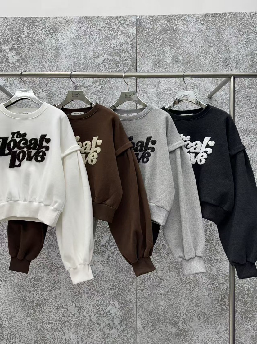 BADCALM東大門㊣實拍女裝新品25秋冬人氣休閑職業時尚熱賣衛衣BADCALM衛衣