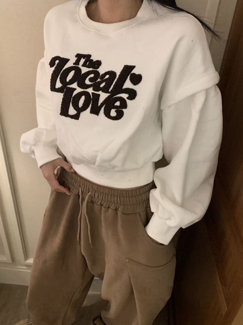 BADCALM東大門㊣實拍女裝新品25秋冬人氣休閑職業時尚熱賣衛衣BADCALM衛衣