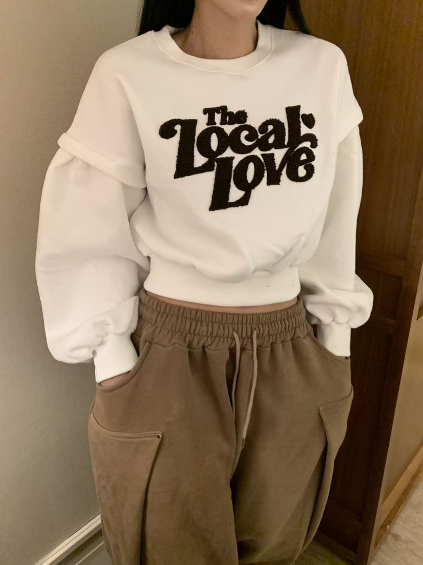 BADCALM東大門㊣實拍女裝新品25秋冬人氣休閑職業時尚熱賣衛衣BADCALM衛衣