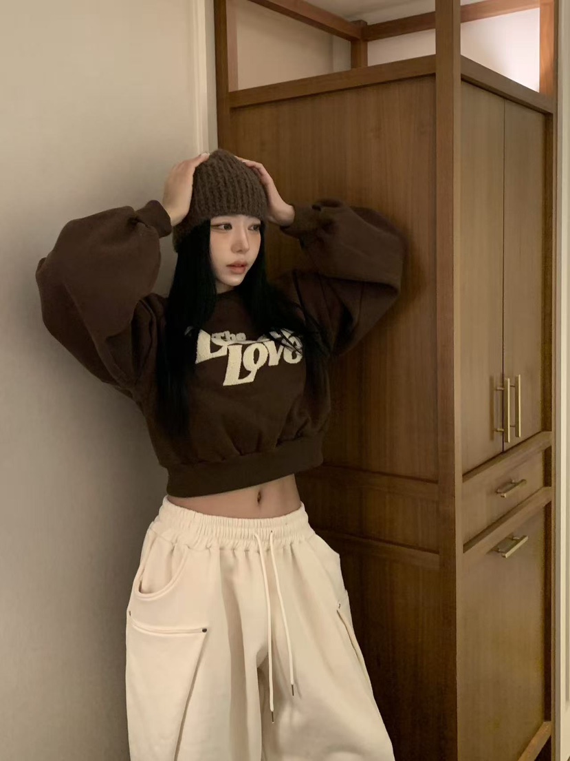 BADCALM東大門㊣實拍女裝新品25秋冬人氣休閑職業時尚熱賣衛衣BADCALM衛衣