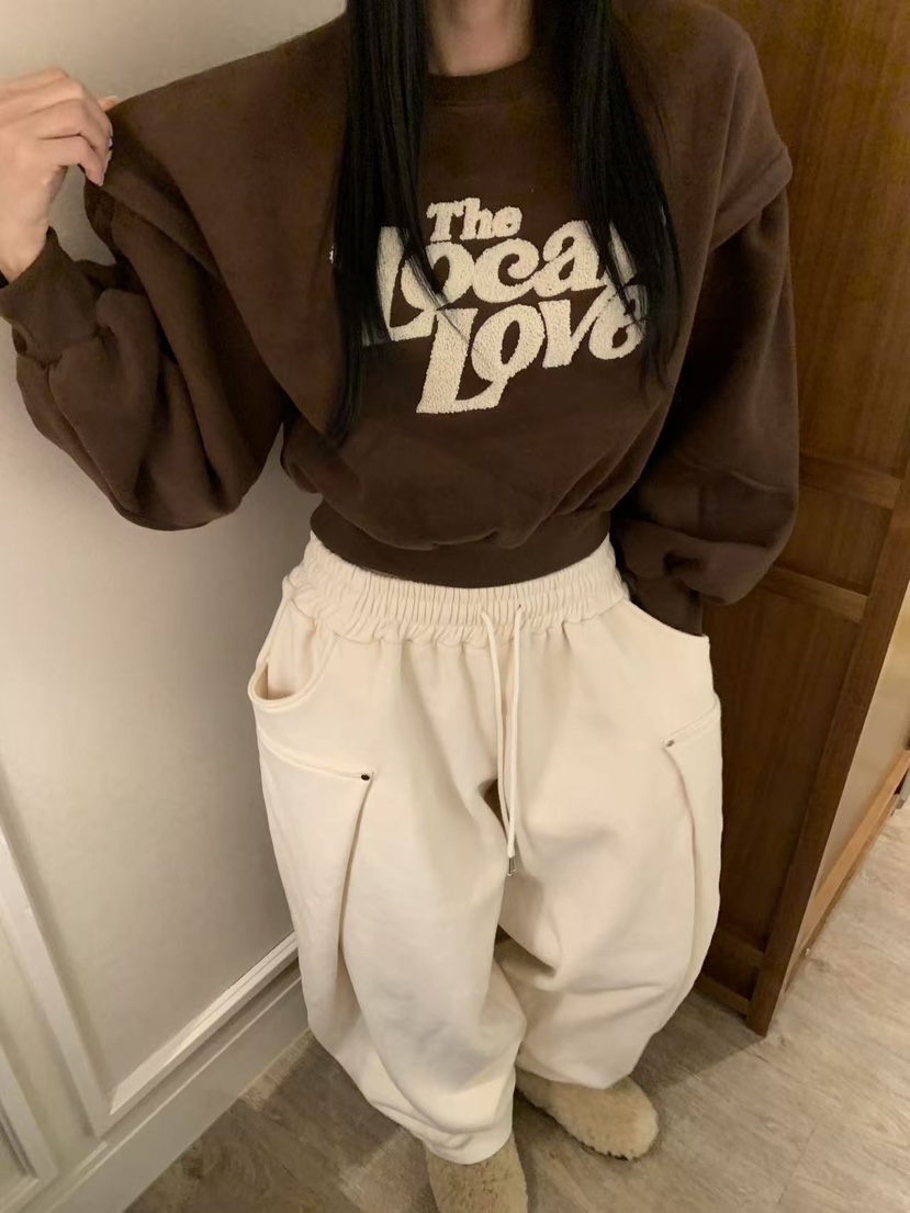 BADCALM東大門㊣實拍女裝新品25秋冬人氣休閑職業時尚熱賣衛衣BADCALM衛衣