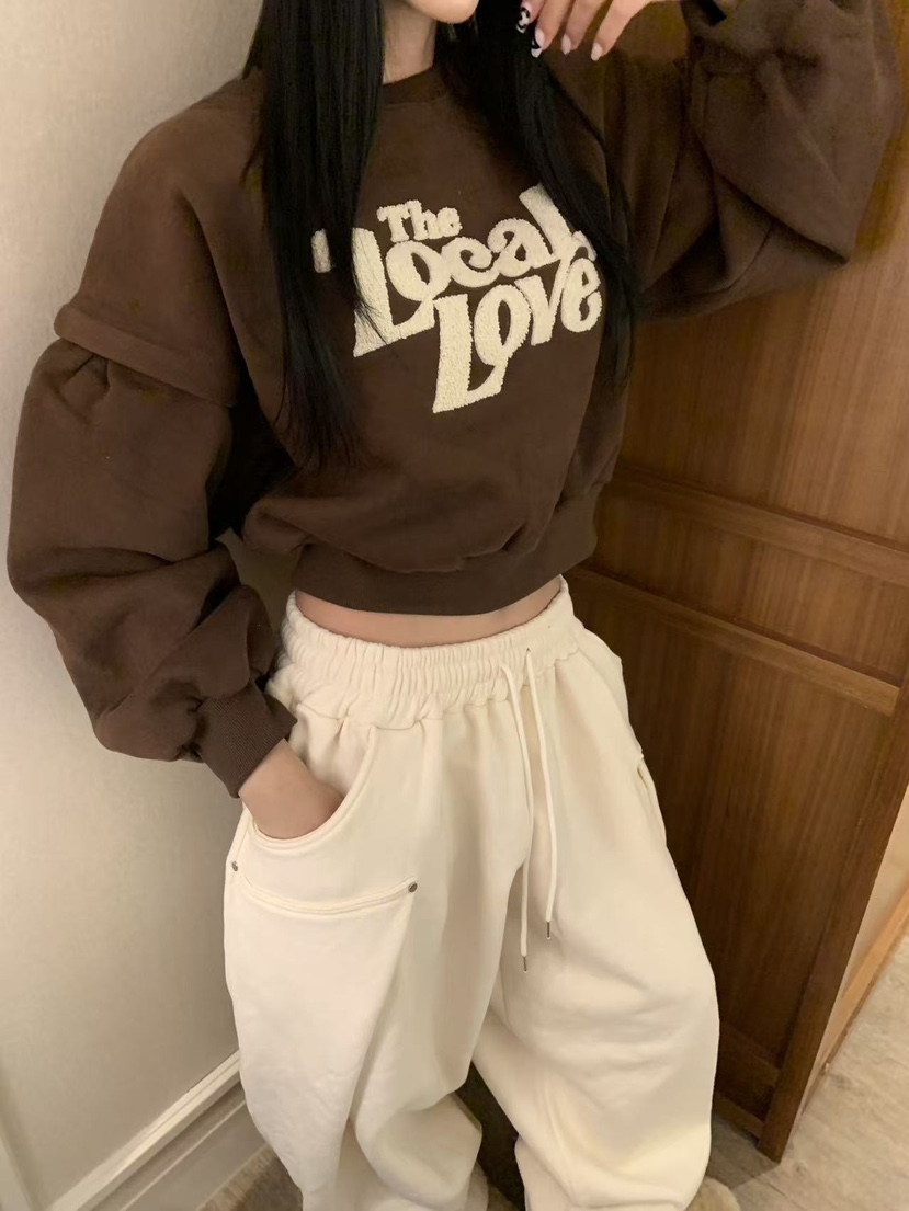 BADCALM東大門㊣實拍女裝新品25秋冬人氣休閑職業時尚熱賣衛衣BADCALM衛衣