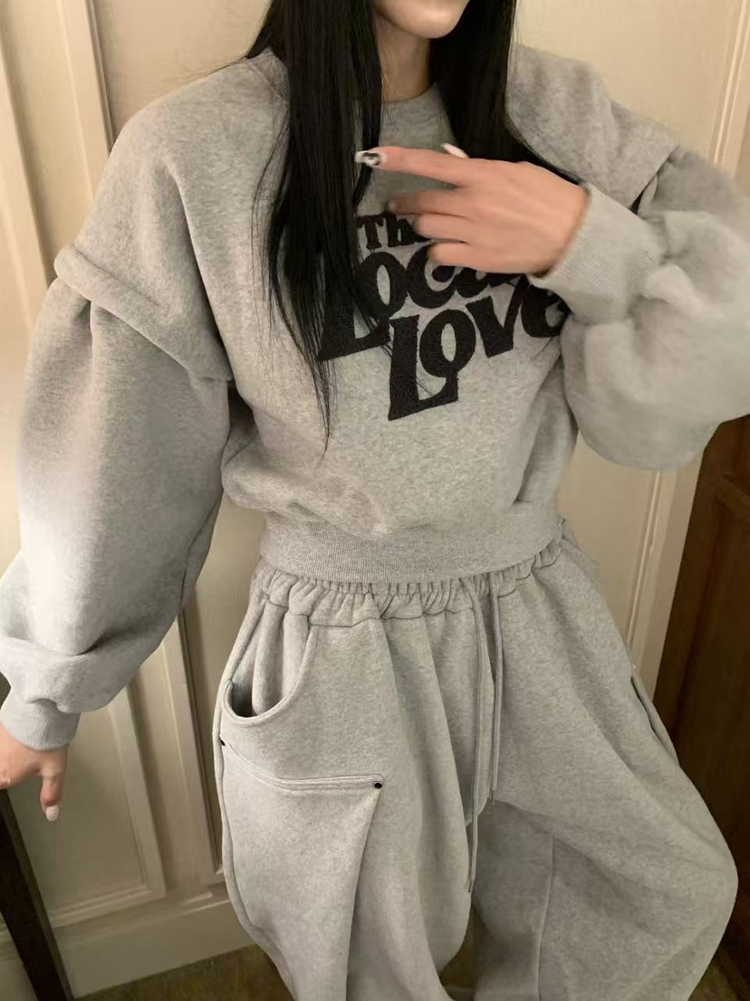 BADCALM東大門㊣實拍女裝新品25秋冬人氣休閑職業時尚熱賣衛衣BADCALM衛衣