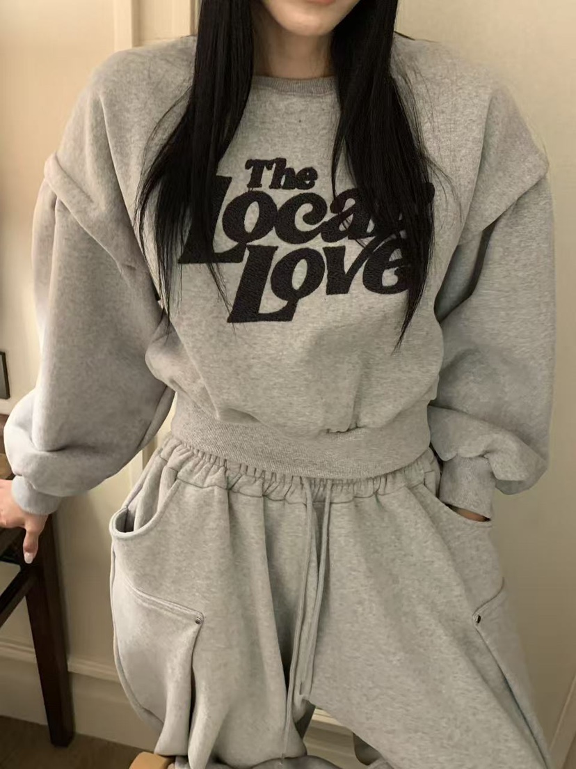 BADCALM東大門㊣實拍女裝新品25秋冬人氣休閑職業時尚熱賣衛衣BADCALM衛衣