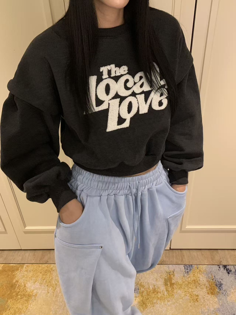 BADCALM東大門㊣實拍女裝新品25秋冬人氣休閑職業時尚熱賣衛衣BADCALM衛衣