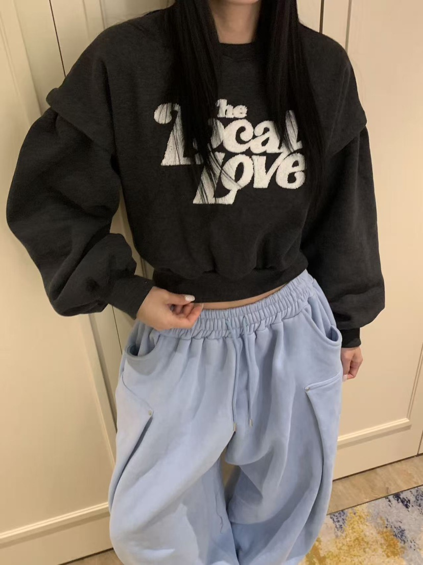 BADCALM東大門㊣實拍女裝新品25秋冬人氣休閑職業時尚熱賣衛衣BADCALM衛衣