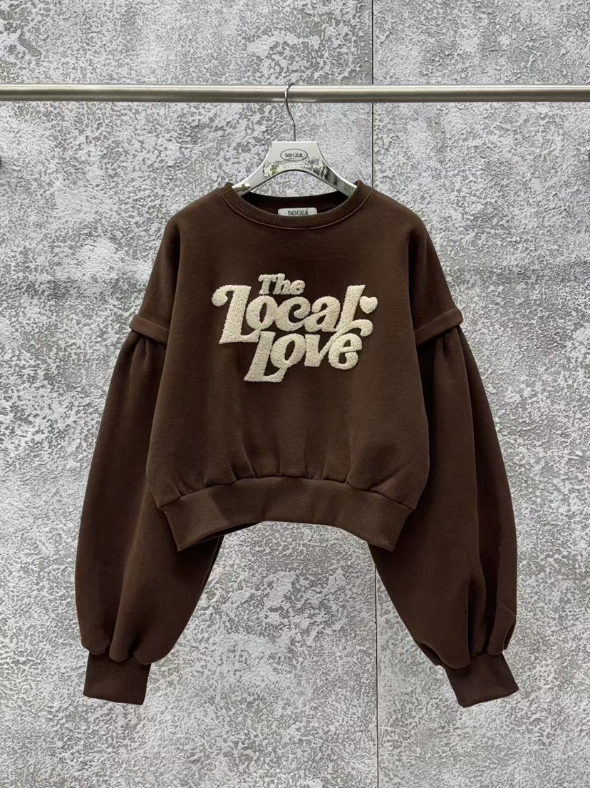 BADCALM東大門㊣實拍女裝新品25秋冬人氣休閑職業時尚熱賣衛衣BADCALM衛衣圖色2