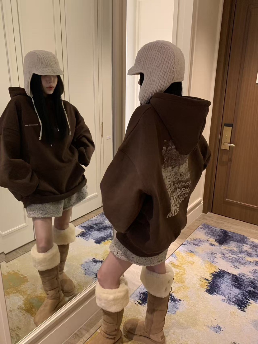 BADCALM韓國代購㊣女士新品真品25秋冬熱賣推薦人氣時尚衛衣BADCALM衛衣