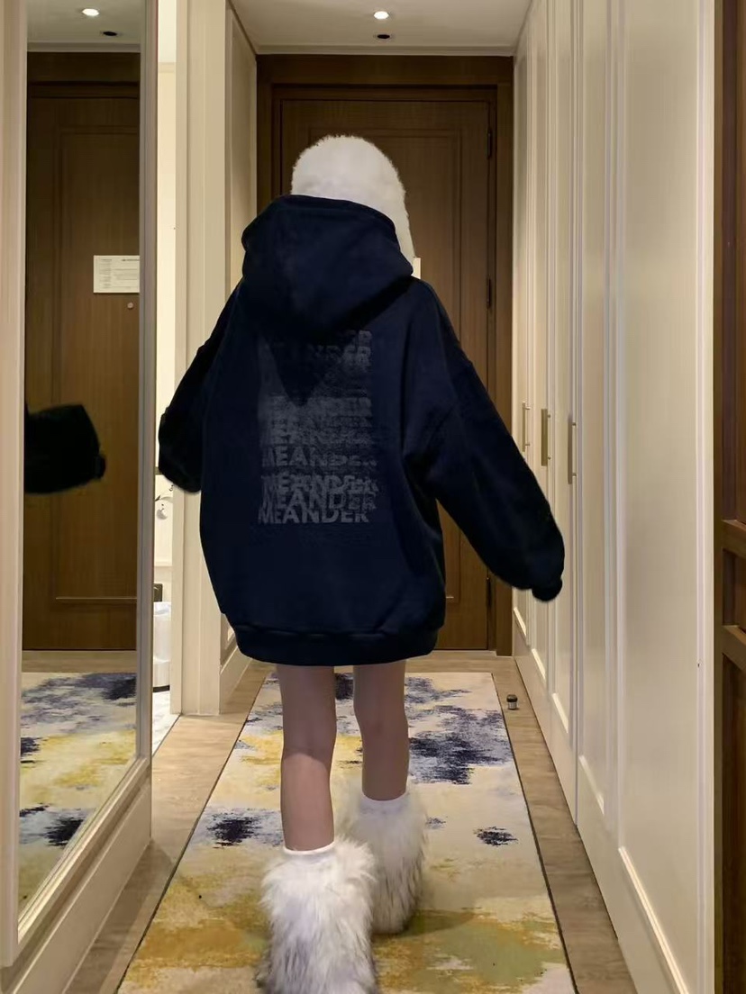 BADCALM韓國代購㊣女士新品真品25秋冬熱賣推薦人氣時尚衛衣BADCALM衛衣