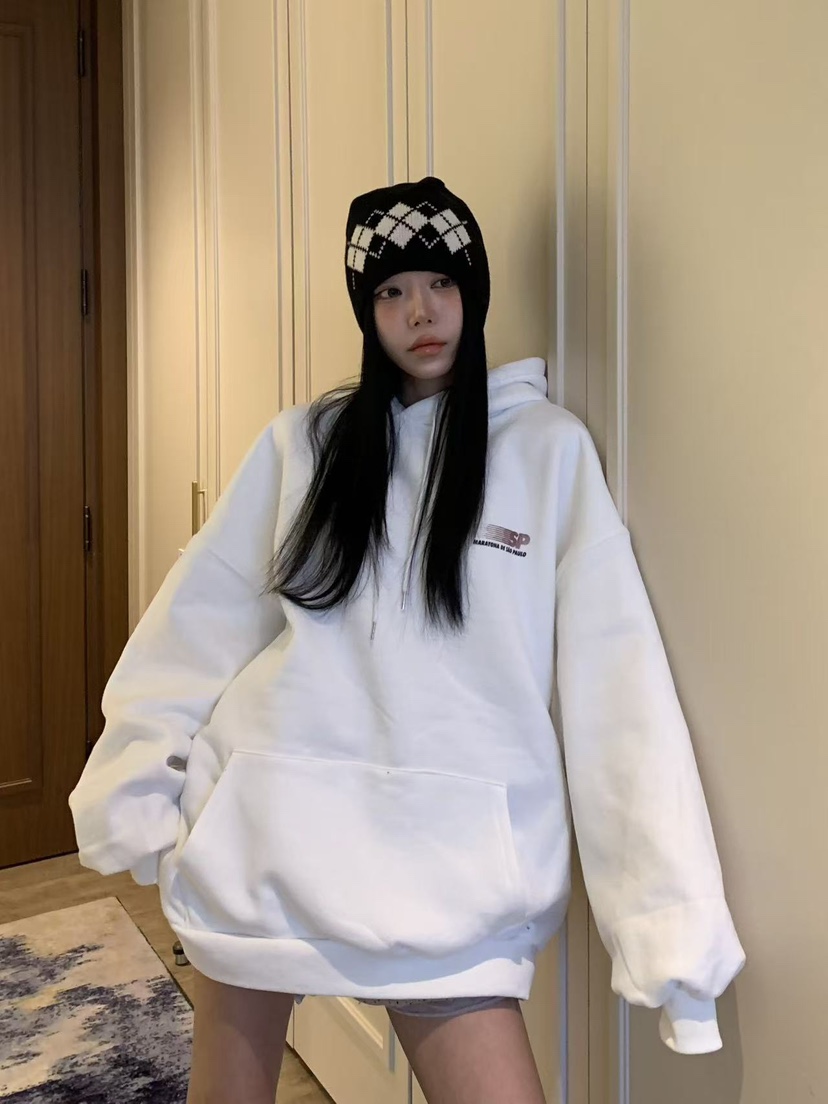 BADCALM韓國代購㊣女士新品真品25秋冬熱賣推薦人氣時尚衛衣BADCALM衛衣圖色1