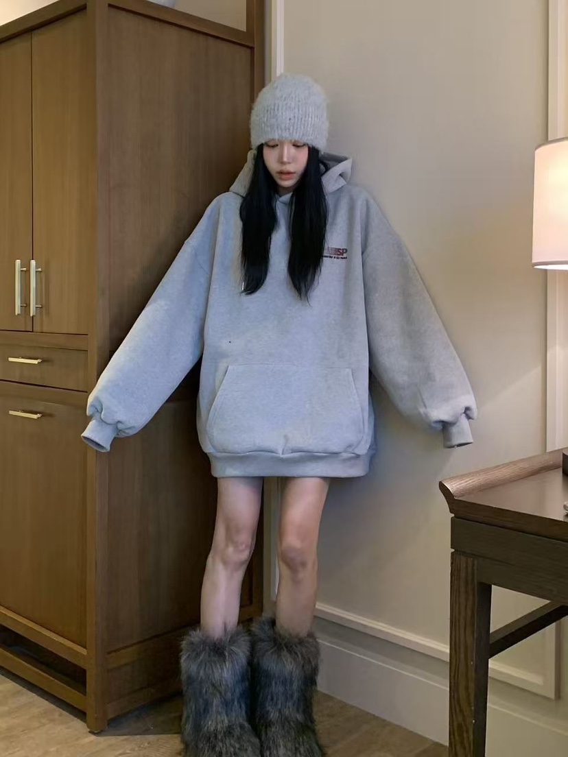 BADCALM韓國代購㊣女士新品真品25秋冬熱賣推薦人氣時尚衛衣BADCALM衛衣圖色3