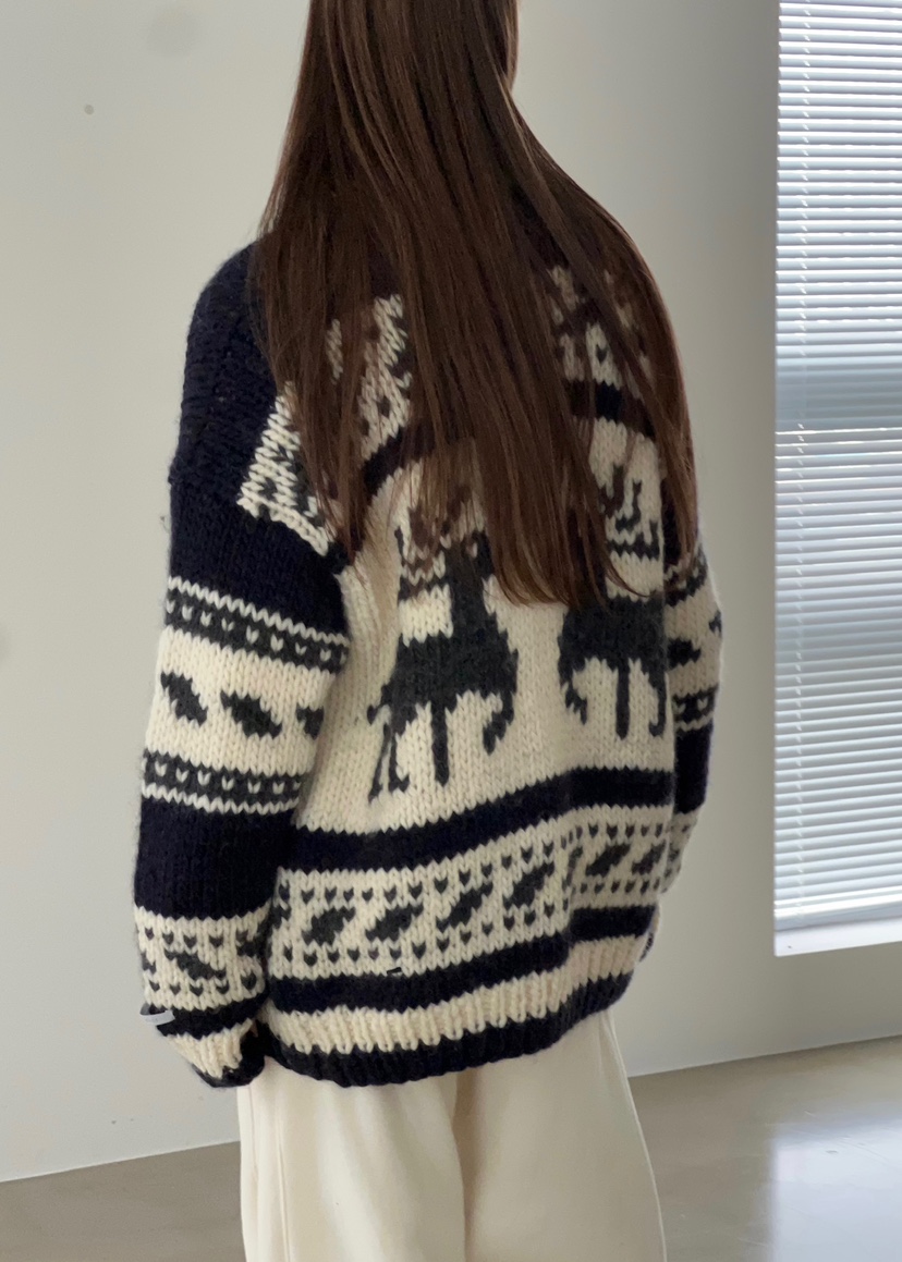 ANOTHER AVENUE東大門㊣直郵女士新品休閑25秋冬毛衣手工針織ANOTHER AVENUE毛衣