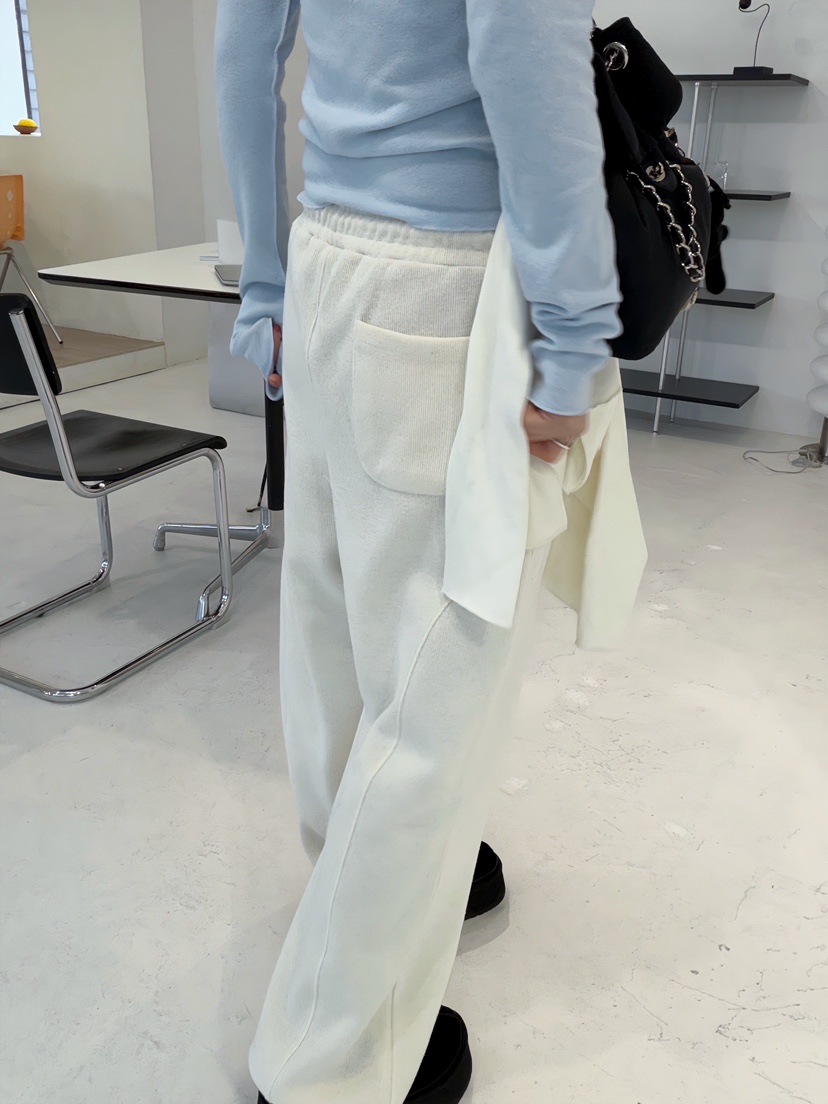 GLITTER韓國直郵㊣女士新品時尚25秋冬熱賣推薦職業休閑休閑褲GLITTER休閑褲