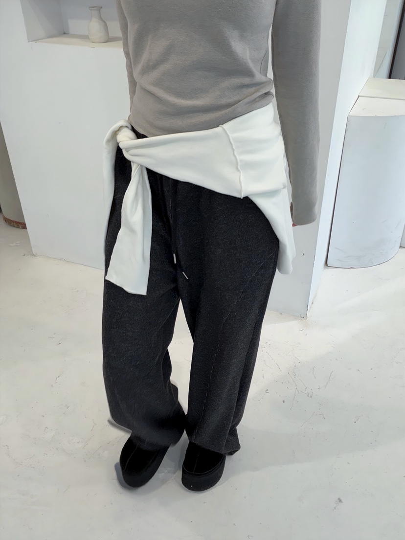 GLITTER韓國直郵㊣女士新品時尚25秋冬熱賣推薦職業休閑休閑褲GLITTER休閑褲