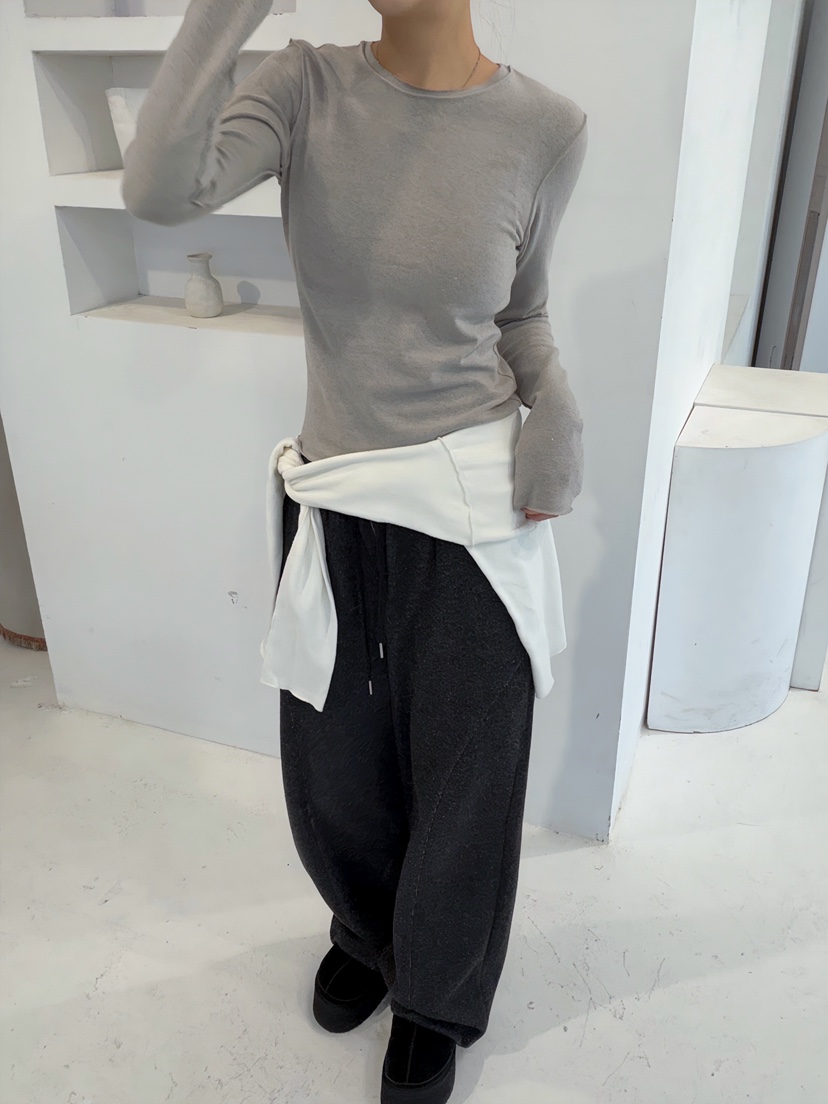 GLITTER韓國直郵㊣女士新品時尚25秋冬熱賣推薦職業休閑休閑褲GLITTER休閑褲