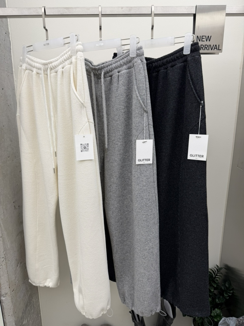 GLITTER韓國直郵㊣女士新品時尚25秋冬熱賣推薦職業休閑休閑褲GLITTER休閑褲