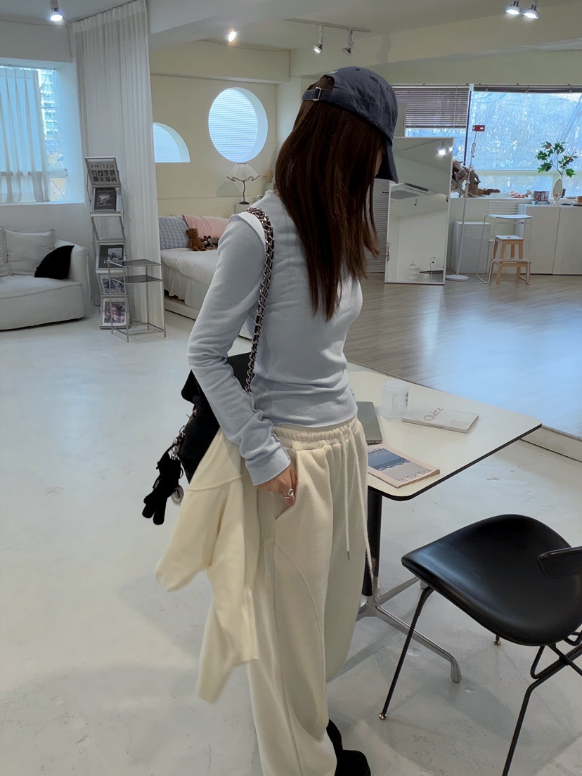 GLITTER韓國直郵㊣女士新品時尚25秋冬熱賣推薦職業休閑休閑褲GLITTER休閑褲