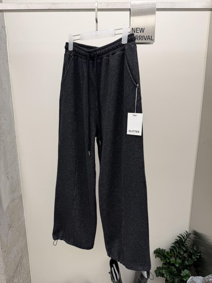 GLITTER韓國直郵㊣女士新品時尚25秋冬熱賣推薦職業休閑休閑褲GLITTER休閑褲圖色2