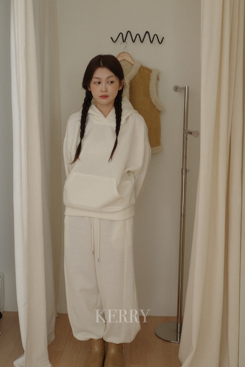 KERRY東大門㊣直郵女士新款熱賣推薦25秋冬衛衣連帽拉鏈衫羊毛KERRY衛衣