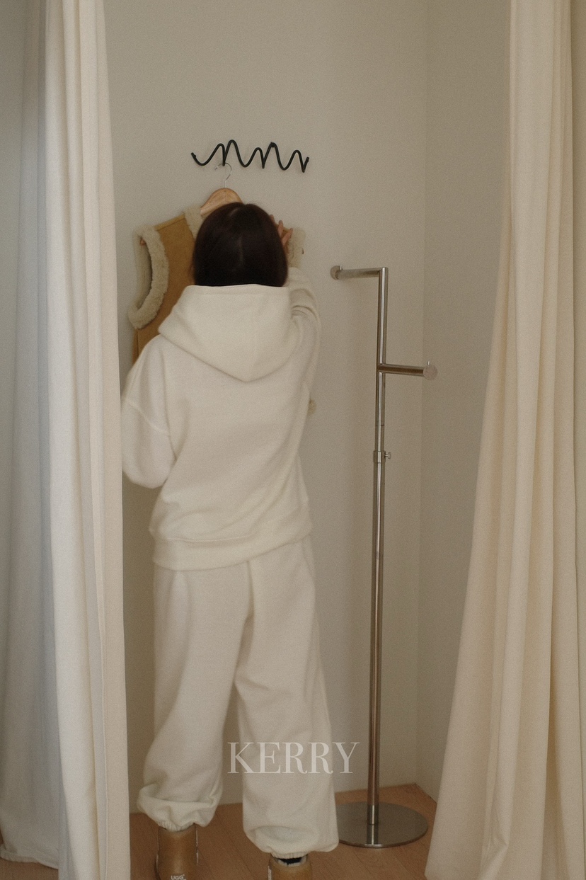 KERRY東大門㊣直郵女士新款熱賣推薦25秋冬衛衣連帽拉鏈衫羊毛KERRY衛衣